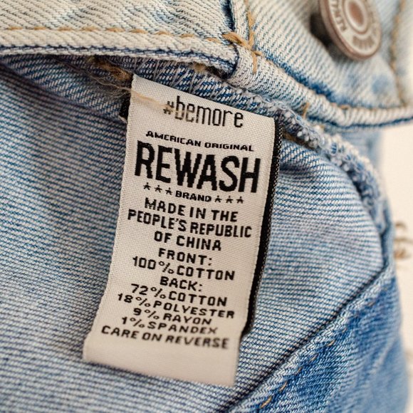 Rewash Distressed Denim Jacket - Picture 4 of 6